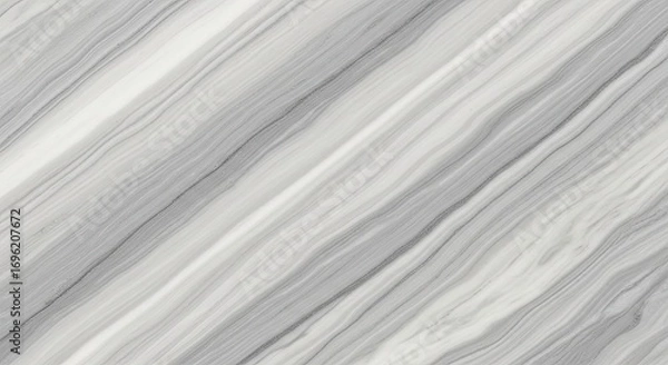 Fototapeta Diagonal Abstract Marble Stone Texture with Gray and White Veins Background