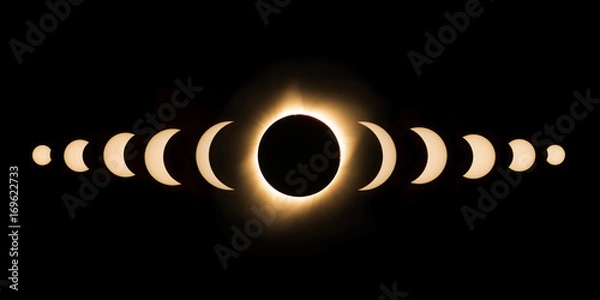 Obraz Total Solar Eclipse - Sierpień, 21 2017