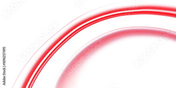 Obraz red flowing lines