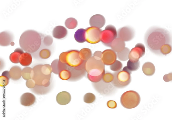 Fototapeta Png bokeh stardust glitter, Png spark sparkling flare, sparkle shiny. Golden glow light abstract magical. Png shine christmas card, vector dust