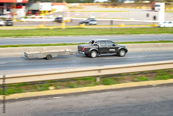 Fototapeta Rugged Utility, Ready to Deliver