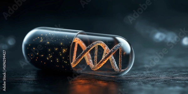 Fototapeta Advancing biotech drug development in personalized medicine innovations in science and technology