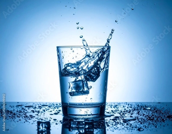 Obraz 透明な冷水