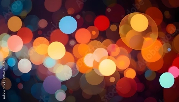 Fototapeta Abstract Colourful Circles Background – Vibrant Geometric Pattern for Modern Design and Creative Projects