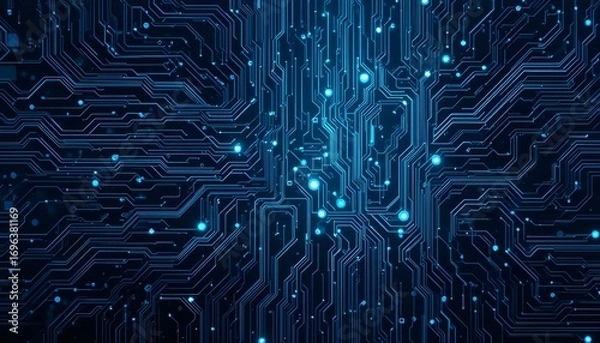 Fototapeta Circuit Technology Background – Futuristic Digital Design with Electronic and Tech-Inspired Patterns