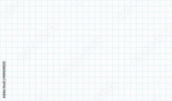 Fototapeta Texture of graph paper, Blue grid line paper sheet