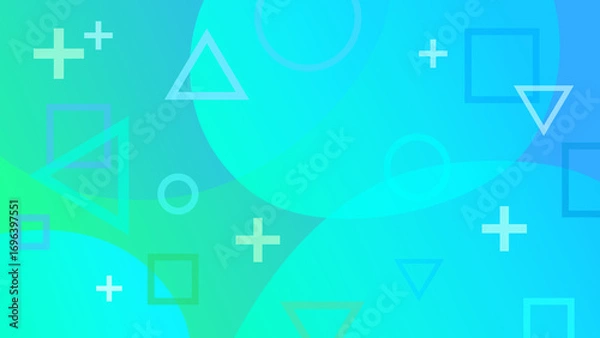 Fototapeta ゲームをイメージしたきれいな背景画像