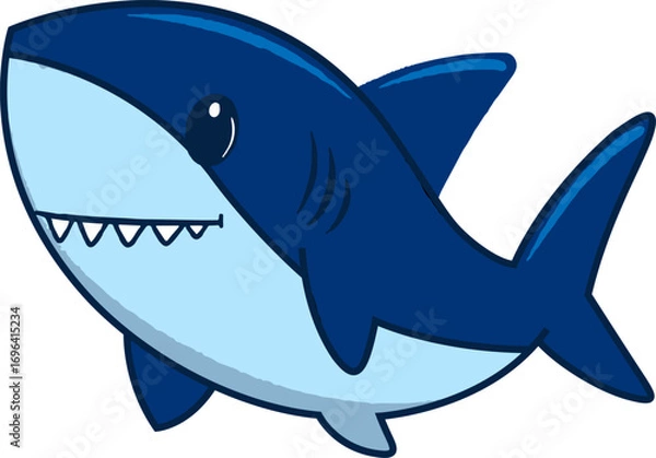 Obraz shark is looking