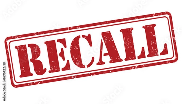 Obraz Recall grunge rubber stamp