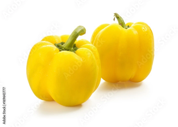 Fototapeta 黄パプリカ(バック飛ばし、影イキ)