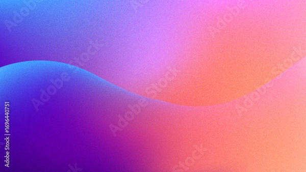 Fototapeta Gradient purple red grainy texture background, with noisy color gradient, for banner, poster, header, backdrop, cover, web design