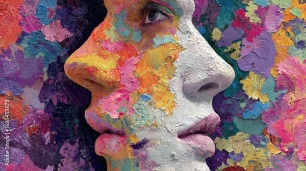 Fototapeta The process of identity formation supports life development, as self-awareness across various domains nurtures confidence, adaptability, and authentic living.
