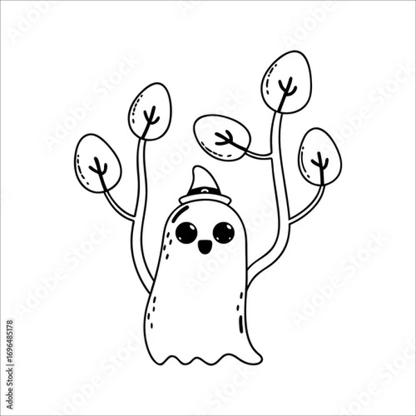 Obraz Halloween element set	
