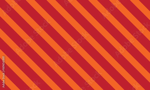 Fototapeta Abstract red and orange colour diagonal line pattern