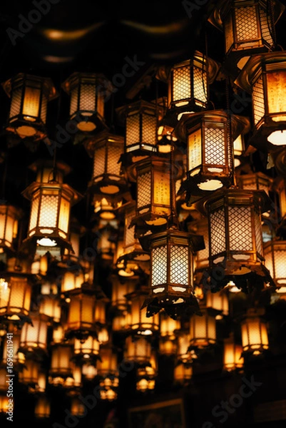 Obraz たくさんのランプ