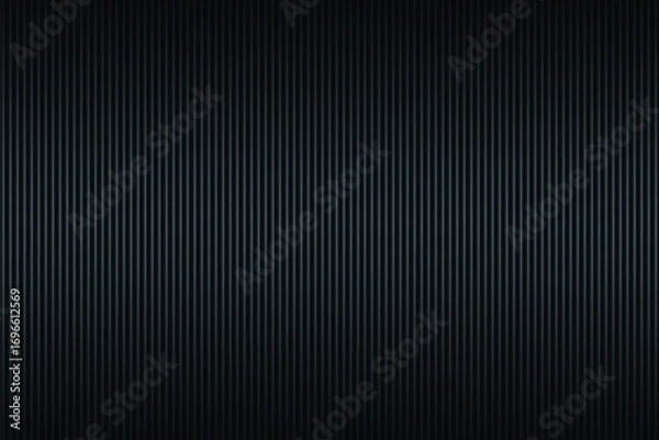 Fototapeta Sleek dark vertical stripes pattern abstract background seamless grooved texture