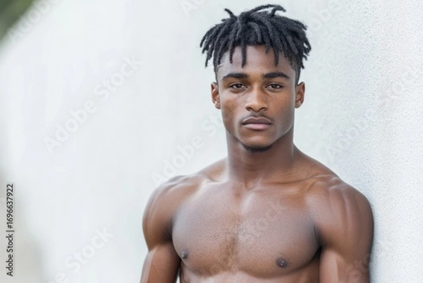 Fototapeta High intensity interval training (HIIT) workout session with a diverse group of people in a modern gym