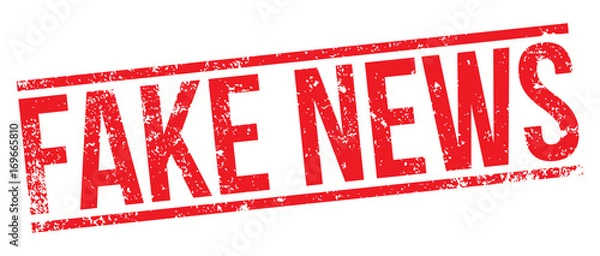Fototapeta Fake News Stamp