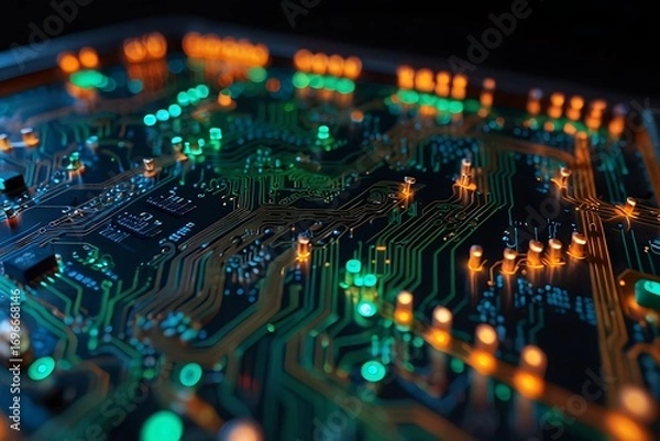 Obraz printed circuit board
