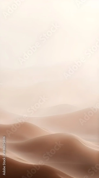 Fototapeta Neutral beige taffy background, ideal for packaging,  as wallpaper or mobile phone case design