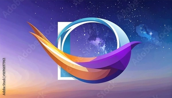 Fototapeta Abstract design with vibrant colors