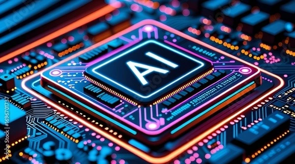 Fototapeta Artificial Intelligence The Future of Computing and Technological Innovation