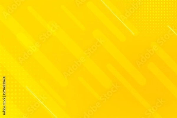 Obraz Yellow Abstract Geometric Shapes Diagonal Pattern image