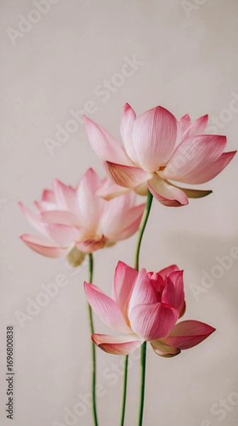 Obraz pink lotus flower
