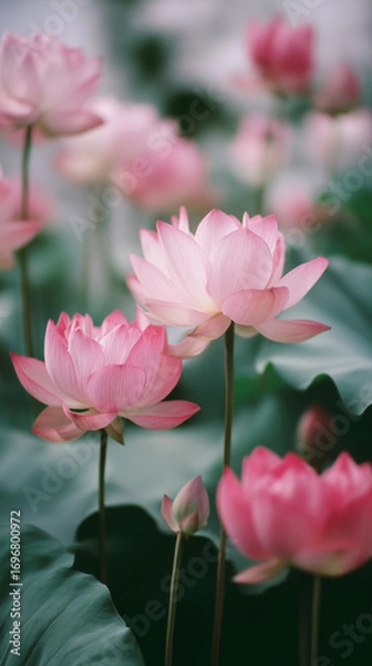 Obraz pink lotus flower