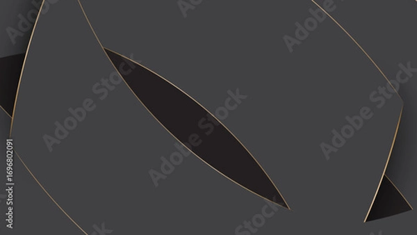 Obraz Black gold background