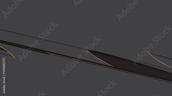 Obraz Black gold background