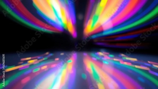 Obraz abstract colorful lights