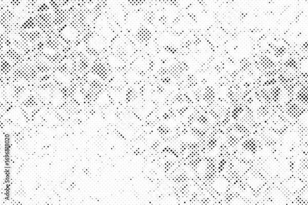 Fototapeta Halftone background vector, abstract backdrop design with two tone pattern and copy space for edit your content