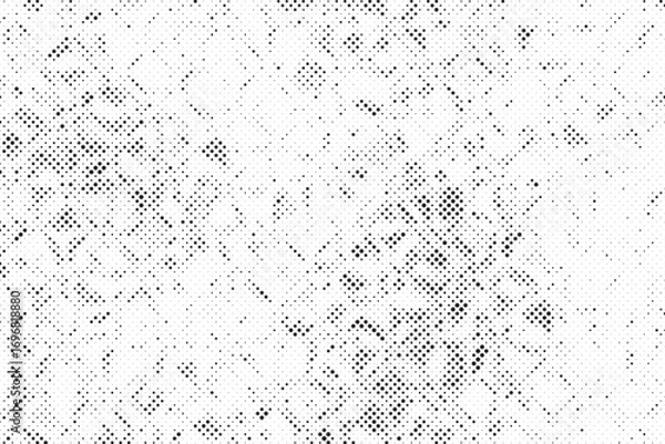 Fototapeta Halftone background vector, abstract backdrop design with two tone pattern and copy space for edit your content
