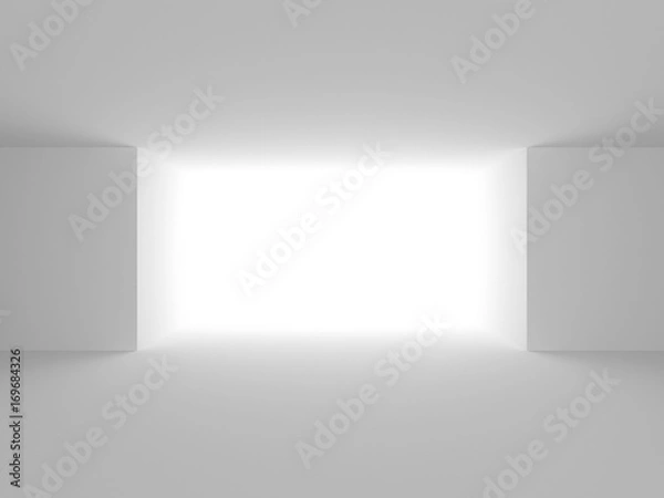 Fototapeta Abstract Modern White Architecture Background