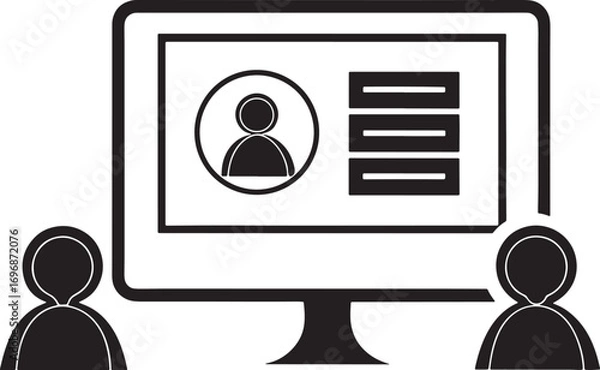 Obraz User Profile and Team Collaboration Icon