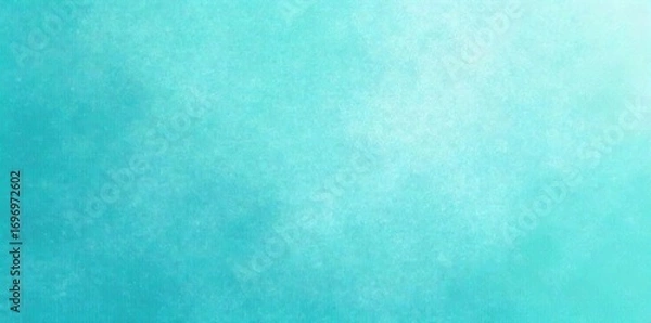 Fototapeta Serene turquoise background with subtle texture, perfect for websites, presentations, or design projects Offers a calming and refreshing aesthetic , contemporary, composition