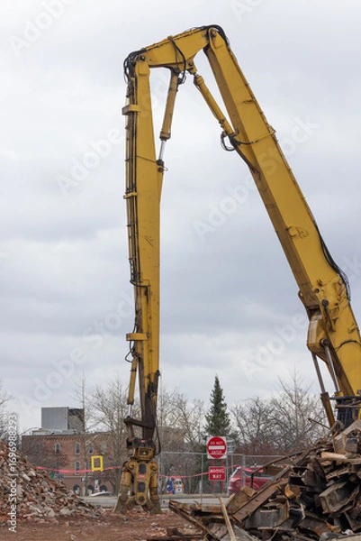 Obraz crane on a construction site