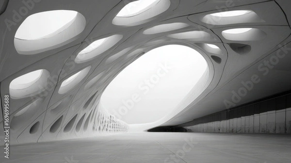 Obraz explore elegance of modern architectural facades devoid of human presence