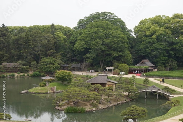 Fototapeta 後楽園 岡山