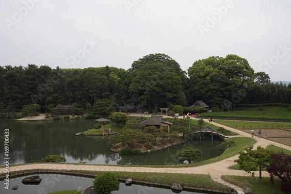 Fototapeta 後楽園 岡山