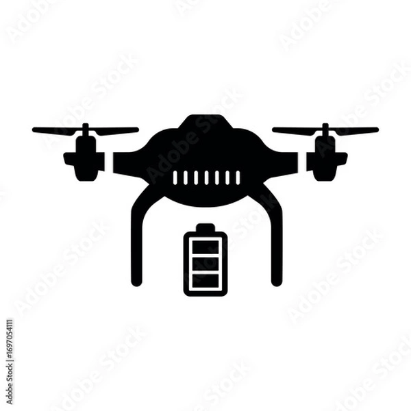Obraz Drone Full Battery Icon
