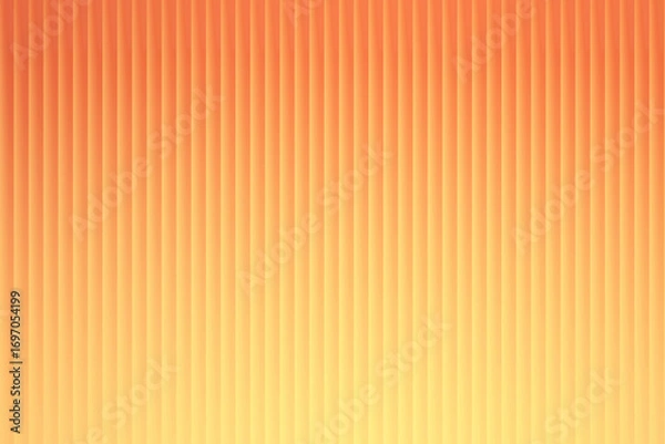 Fototapeta Vertical lines with gradient from orange to yellow creating an abstract and textured surface