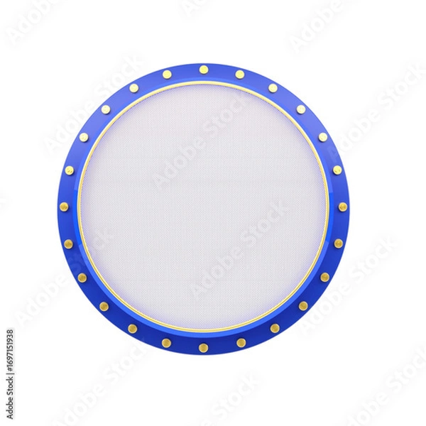 Fototapeta seal 3d rendered socialmedia icon