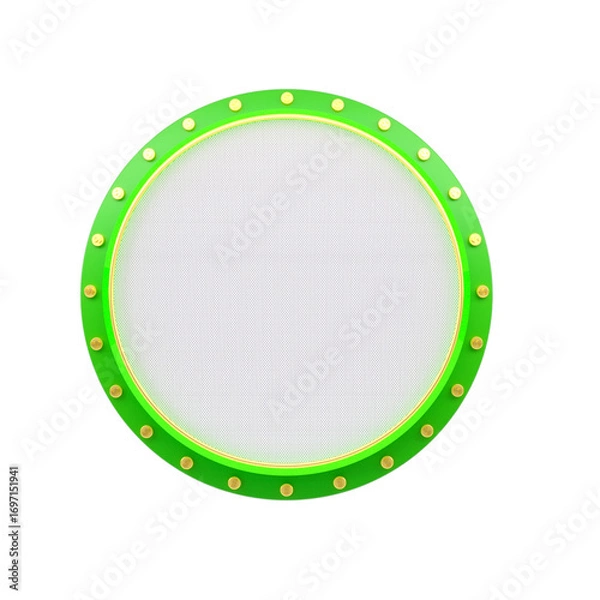 Fototapeta seal 3d rendered socialmedia icon