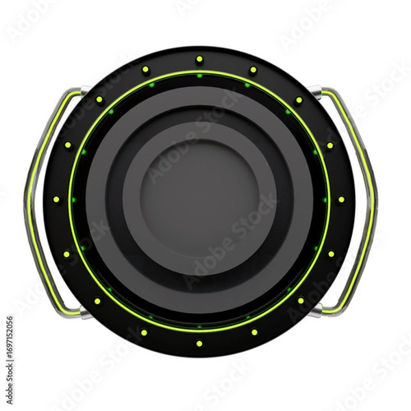 Fototapeta seal 3d rendered socialmedia icon