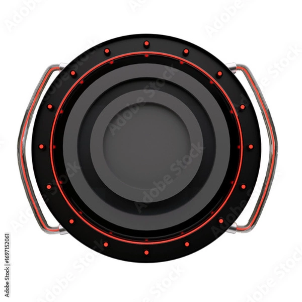 Fototapeta seal 3d rendered socialmedia icon