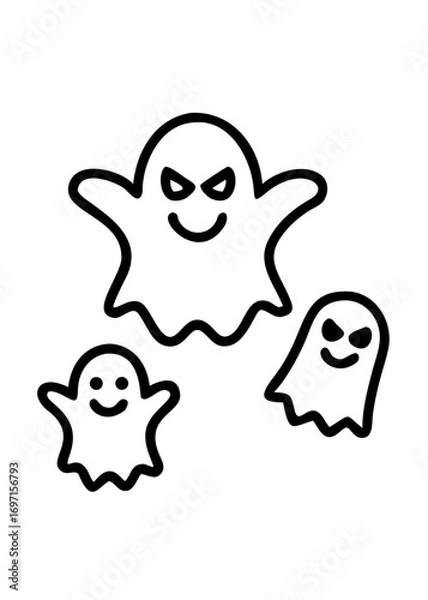 Obraz vector illustration of a icon helloween