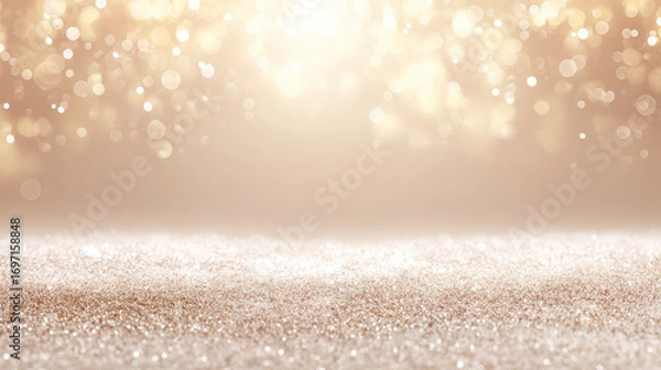 Obraz festive spirit of new year  is captured with ultrabright shimmering lights against clean background