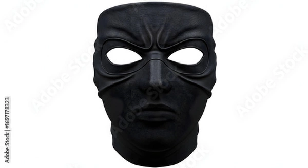 Fototapeta Mask of Mystery: Intricate detail of an enigmatic mask, an emblem of hidden identity and intrigue, crafted with precision and depth.